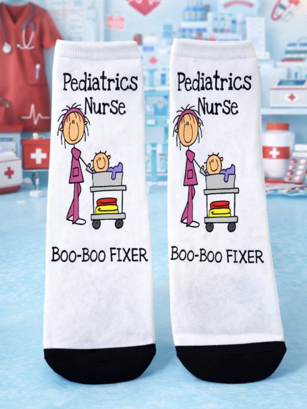 Adult Dress Ankle Socks Pediatrics Nurse